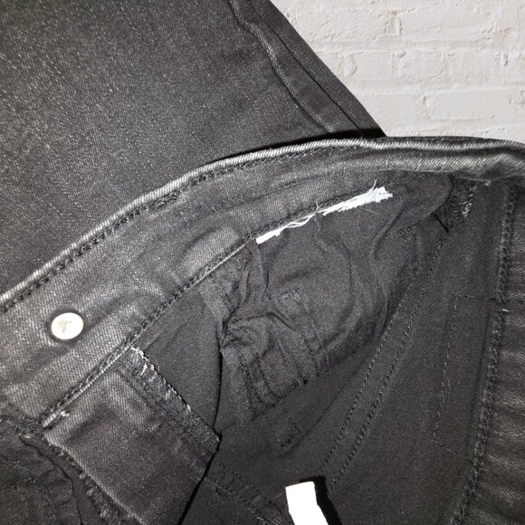 Levis 720 High Rise Super Skinny Black Jeans Size 27 - Picture 5 of 5